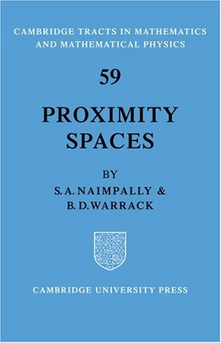 Proximity Spaces