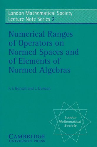 Numerical Ranges of Operators on Normed Spaces and of Elements of Normed Algebras