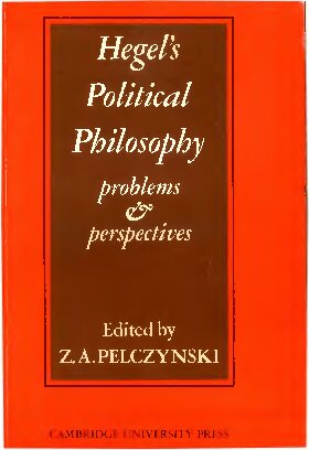 Hegel's Political Philosophy
