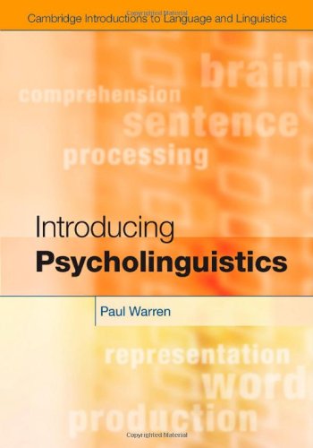 Introducing Psycholinguistics