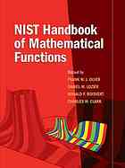 NIST Handbook of Mathematical Functions Paperback and CD-ROM