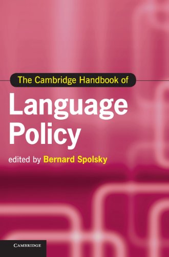 The Cambridge Handbook of Language Policy