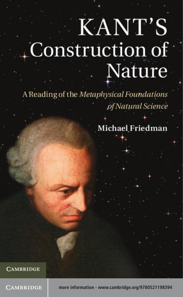 Kant's Construction of Nature