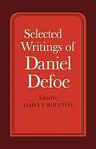 Selected Writings Of Daniel Defoe