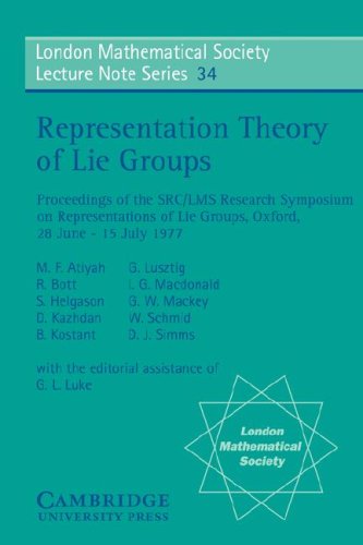 Representation Theory of Lie Groups