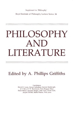 Philosophy And Literature