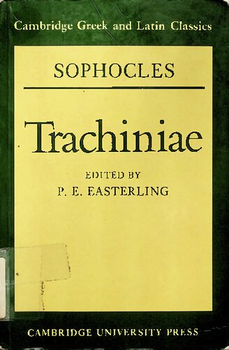 Trachiniae (Greek and Latin Classics)