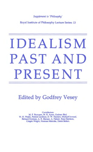 Idealism Past and Present