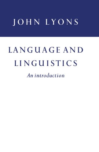 Language and Linguistics