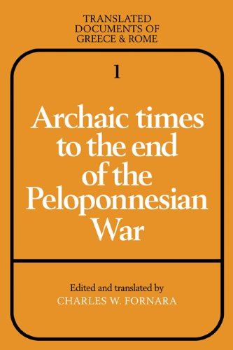 Archaic Times to the End of the Peloponnesian War