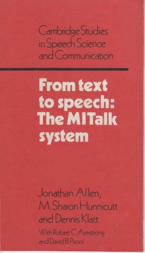 From Text to Speech