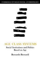 Age Class Systems