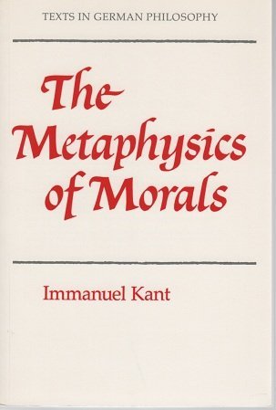 The Metaphysics of Morals