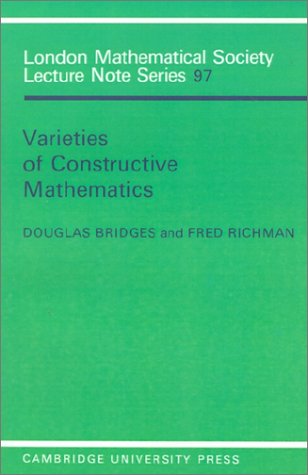 Varieties Of Constructive Mathematics