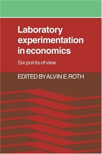 Laboratory Experimentation in Economics