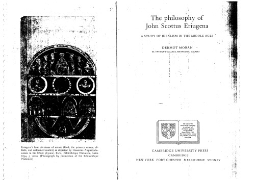 The Philosophy of John Scottus Eriugena