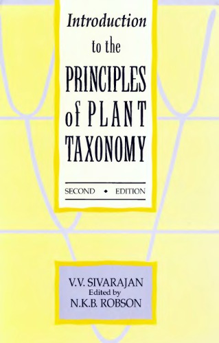 Introduction to the Principles of Plant Taxonomy