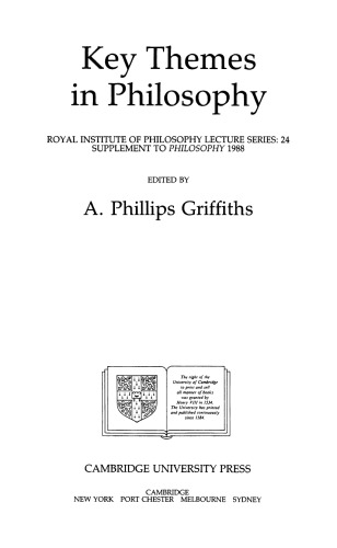 Key Themes in Philosophy