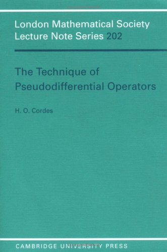 The Technique of Pseudodifferential Operators