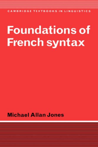 Foundations of French Syntax