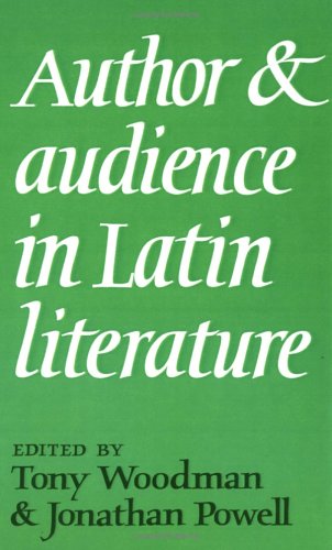 Author and Audience in Latin Literature