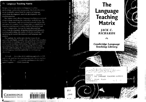 The Language Teaching Matrix