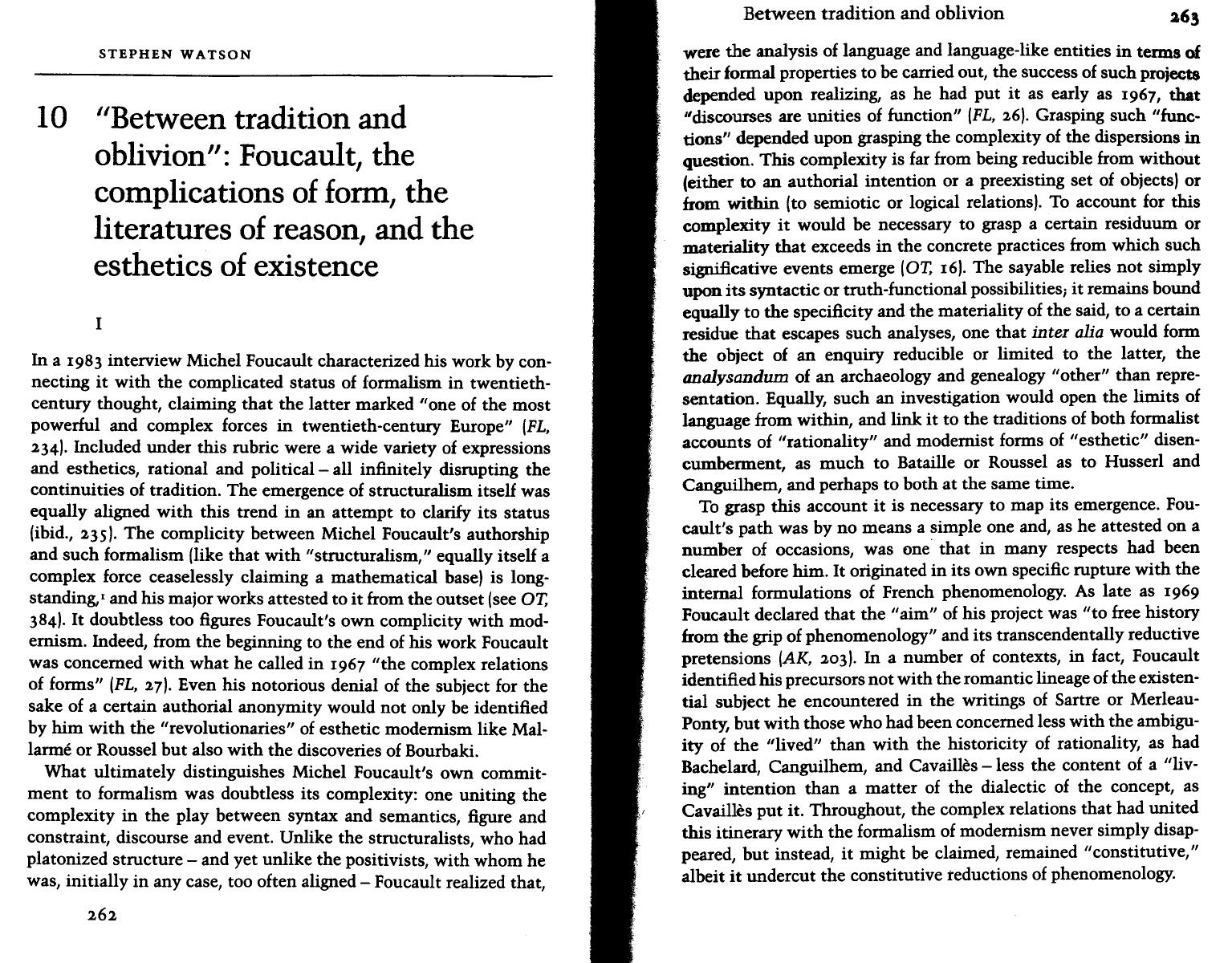 The Cambridge Companion to Foucault