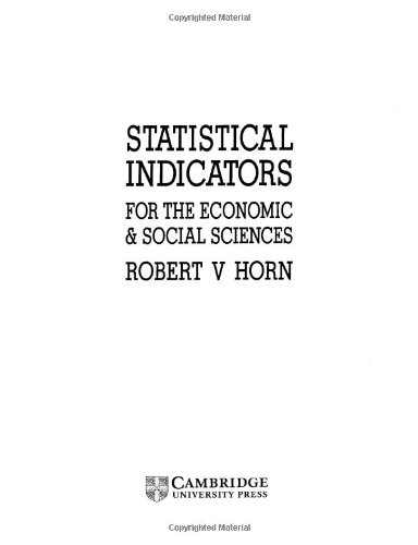 Statistical Indicators