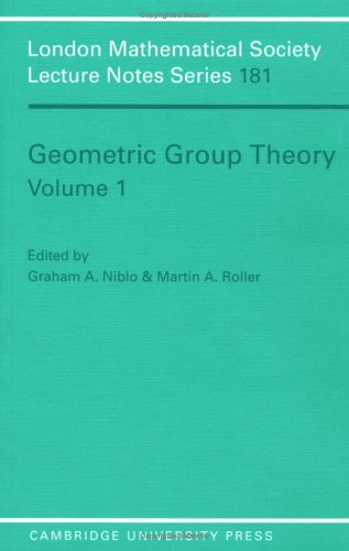 Geometric Group Theory