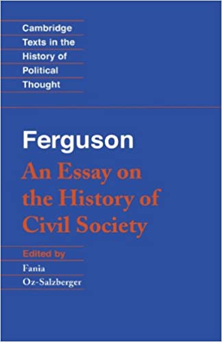 An Essay on the History of Civil Society