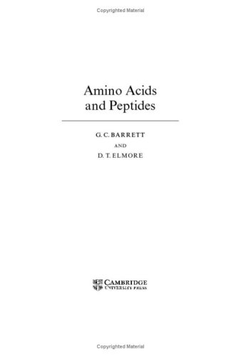 Amino Acids And Peptides