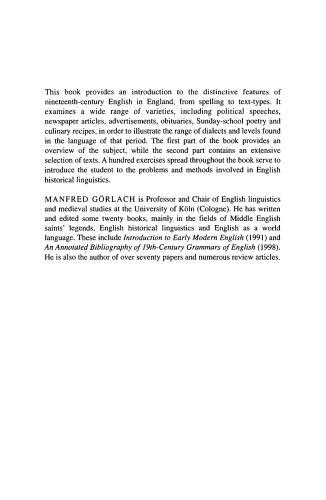 English in Nineteenth-Century England