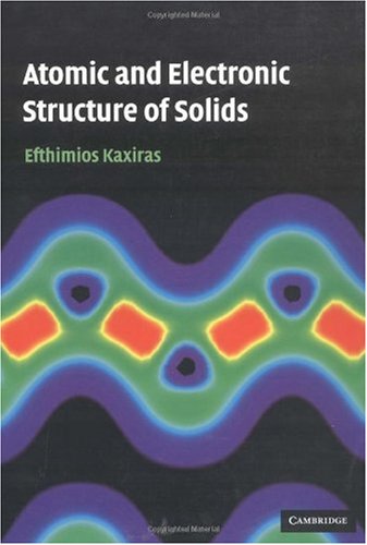 Atomic and Electronic Structure of Solids