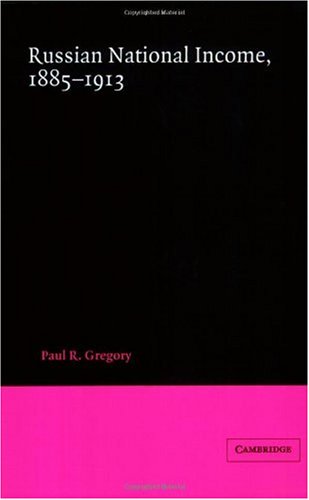 Russian National Income, 1885 1913