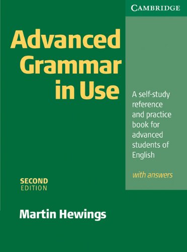 Advanced Grammar in Use with Answers