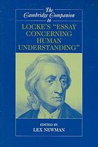 The Cambridge Companion to Locke's &quot;Essay Concerning Human Understanding&quot;