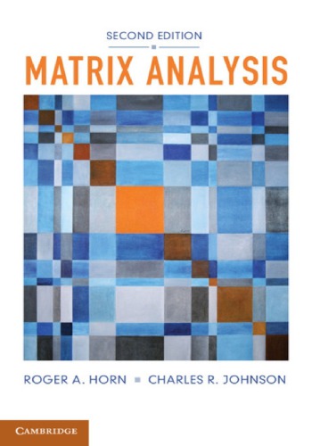 Matrix Analysis