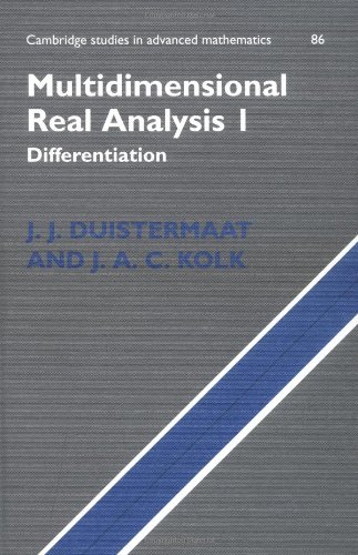 Multidimensional Real Analysis I