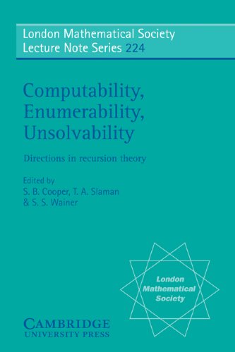 Computability, Enumerability, Unsolvability