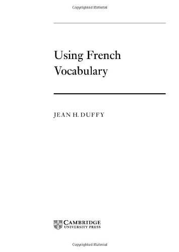 Using French Vocabulary