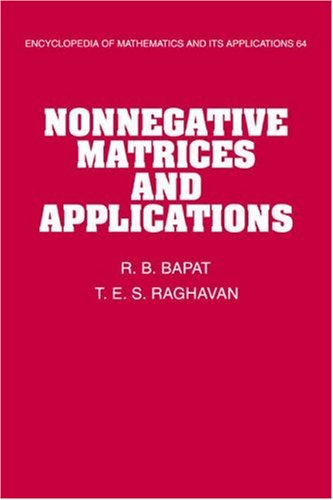 Nonnegative Matrices and Applications