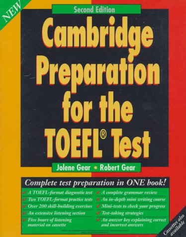 Cambridge Preparation For The Toefl Test