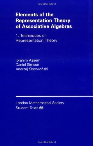 Elements of the Representation Theory of Associative Algebras, Volume 1