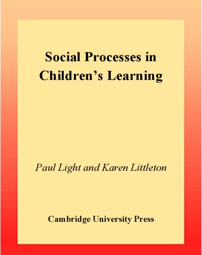 Social Processes in Children's Learning