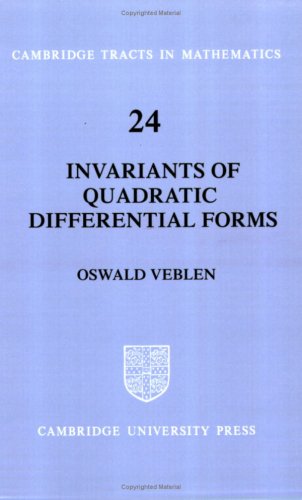 Invariants of Quadratic Differential Forms