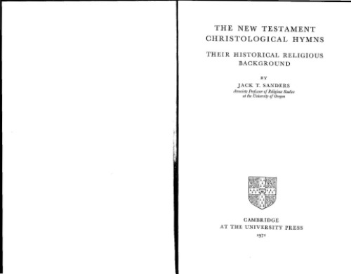 The New Testament Christological Hymns