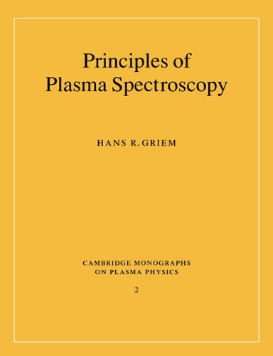 Principles of Plasma Spectroscopy