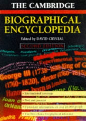 The Cambridge Biographical Encyclopedia