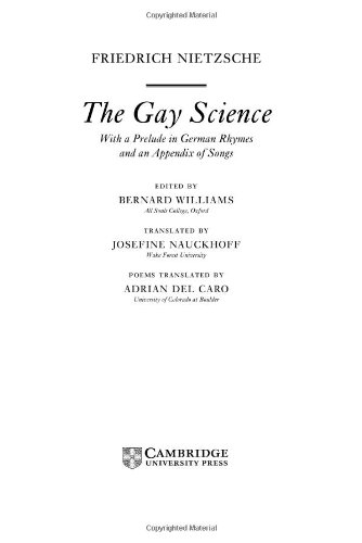 The Gay Science