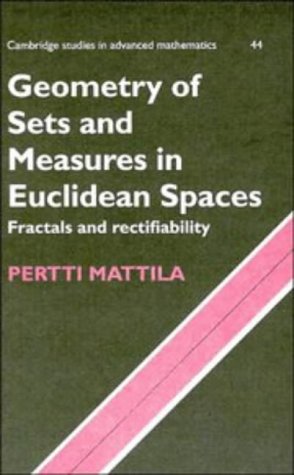 Geometry of Sets and Measures in Euclidean Spaces